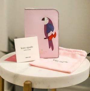 Kate Spade "Flock Party" Passport Wallet